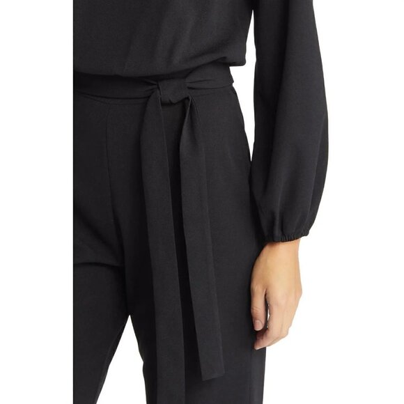 NIKKI LUND Joy Long Sleeve Jumpsuit in Black Size X-Large - Picture 4 of 10